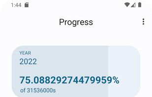 Yearly Progress screenshot 2