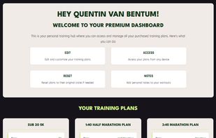Premium Plan Dashboard