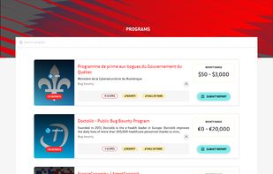 YesWeHack Bug Bounty Public Programs
