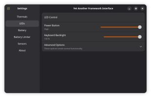 Yet Another Framework Interface screenshot 1