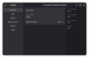 Yet Another Framework Interface screenshot 1