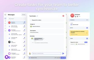 Improve collaboration between teams with built-in Task Management?.