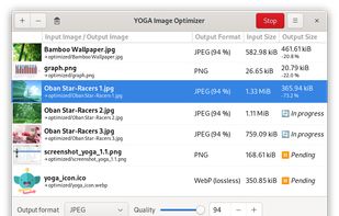 YOGA Image Optimizer screenshot 1