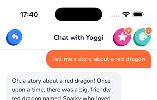 Chat with on-demand images generation