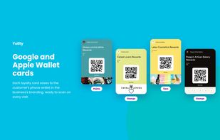 Each loyalty card saves to Google or Apple Wallet in the business's own branding, ready to scan at every visit.