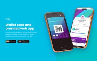 Customers join with their phone number and keep their loyalty card in Google or Apple Wallet or in the business's own branded web app, with points, stamps and tier progress always up to date.