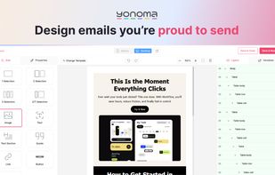 Create beautiful emails in minutes with our easy drag-and-drop builder.
No design skills needed — just pick, drop, build and send email campaigns you’re proud of.