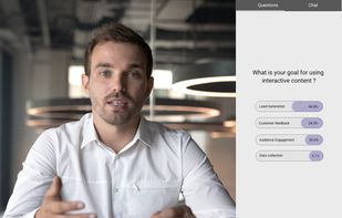Enrich your online events with live Q&A, quizzes and polls