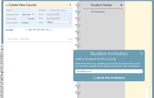 Create a course and invite your students to join.