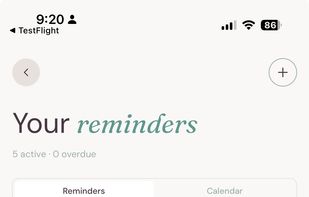 Set reminders for birthdays, anniversaries, and life events. Pushed to your phone via iOS notifications.