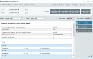 Statistics, reports #1