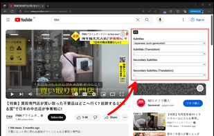 Youtube Bilingual Subtitles screenshot 1