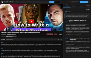 A video's AI summary with chapters, key insights and clickable timestamps.