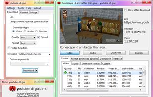 youtube-dl-gui screenshot 1