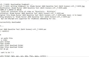 Youtube-dlBatch screenshot 2