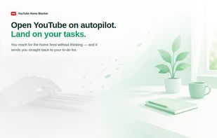 YouTube Home Blocker screenshot 1