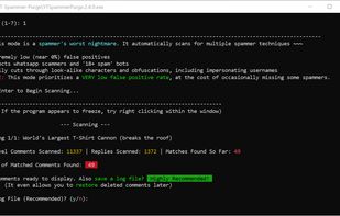 YouTube Spammer Purge screenshot 2