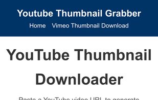 YouTube Thumbnail Downloader Mobile Screenshot