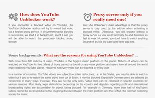 YouTube Unblocker screenshot 1