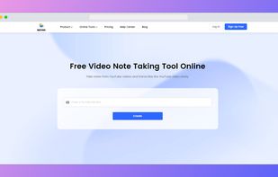 Gemoo's Video Note Taking Tool Interface