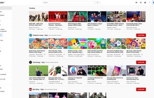 YouTube on Light Mode