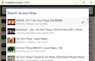 YoutubeDownloader screenshot 3