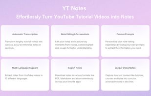 YT Notes screenshot 1