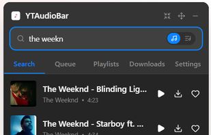 Search all of Youtube, for any music, podcast, storytime, ...