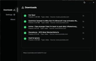 YTDLP Desktop screenshot 1