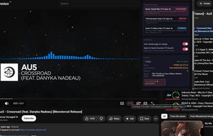 Active playback interface on YouTube Web