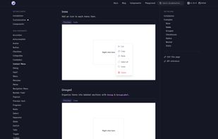 Yumma UI - Context Menu