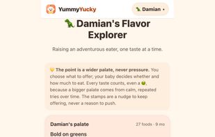 Flavor Explorer - help develop a more adventurous eater.