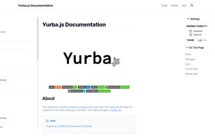 Documentation (In Dev):
— https://yurba.js.org/docs
(Screenshot is outdated)