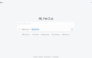 Z.ai screenshot 1