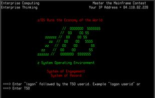 z/OS screenshot 2