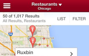Zagat screenshot 2