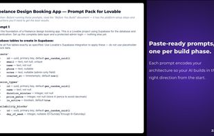 Paste-read prompts, one per build phase