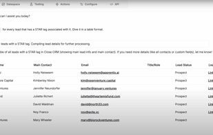Zams in action: Seamlessly following instructions, generating reports, and executing tasks automatically, thanks to powerful integrations across different tools.