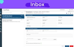 Inbox for task approval