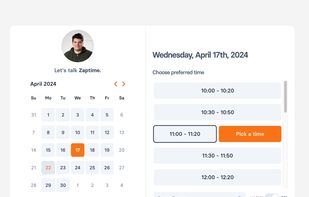 Setting Light Theme and different accent color inside Zaptime Calendar