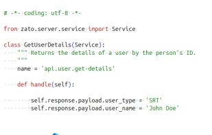 Author API services in Python using your favorite IDE.