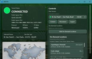 Connected to remote location