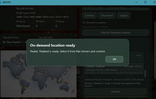 On-demand server ready