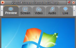 ZD Soft Screen Recorder screenshot 1