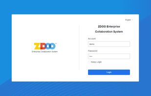 Zdoo Login Page
