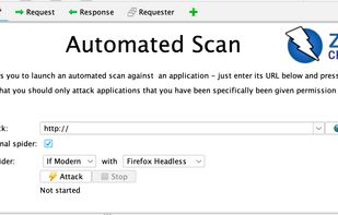 Zed Attack Proxy (ZAP) screenshot 1