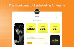 Create beautiful landing page for your team and use it as an online business card or a link-in-bio.