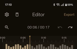 Trim with precistion - spectral colors shows where to cut