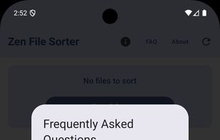 Zen Auto File Sorter screenshot 1
