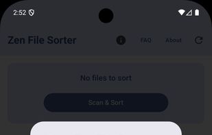 Zen Auto File Sorter screenshot 1